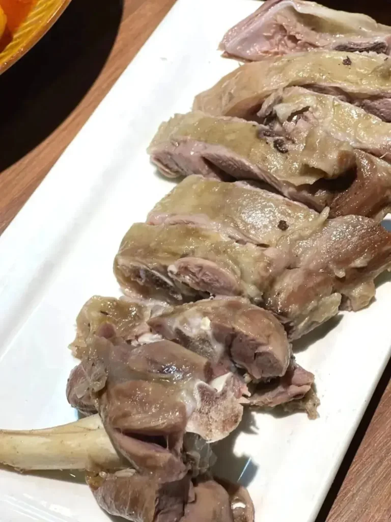 Hand-pulled lamb at Shanghai Guanguanji Halal Restaurant