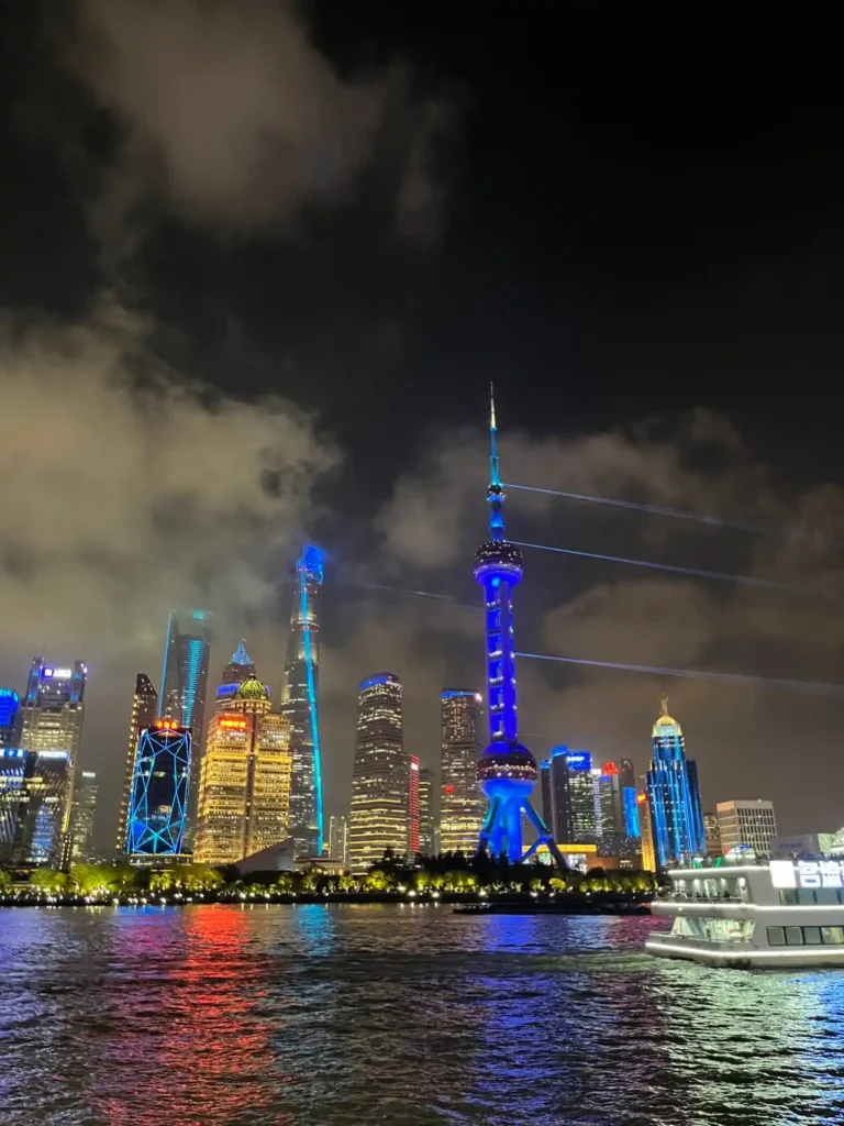 Shanghai Bund Night Light Show