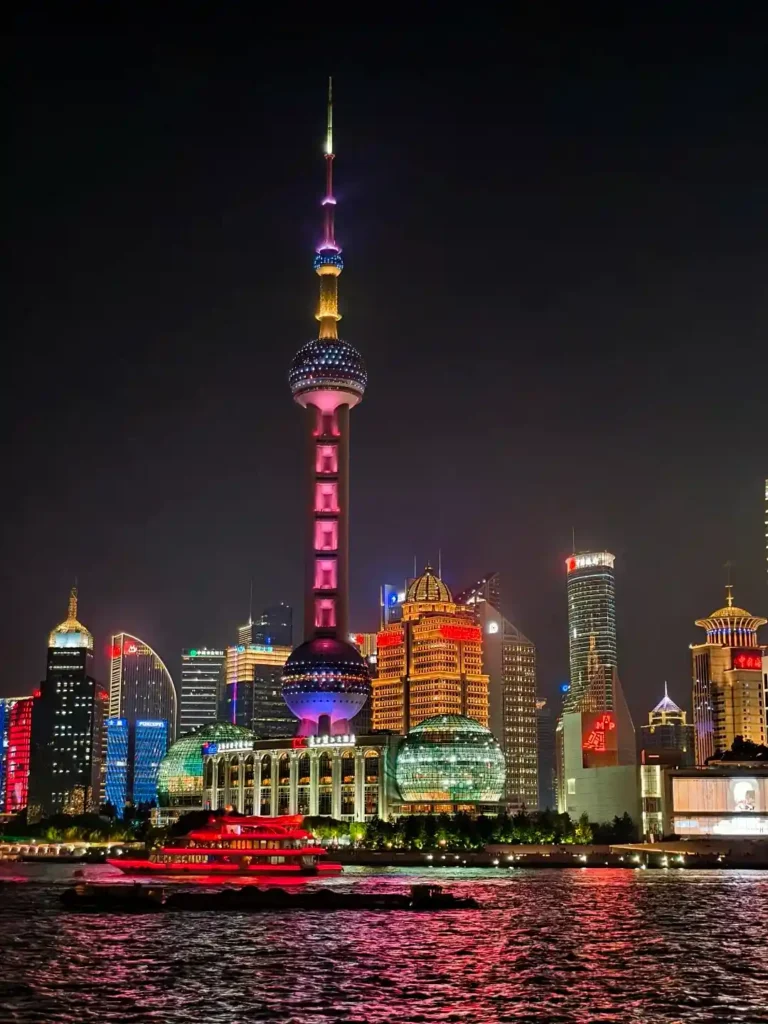 Shanghai Bund night view