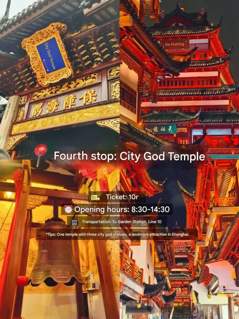The fourth stop on our Shanghai day trip City God Temple