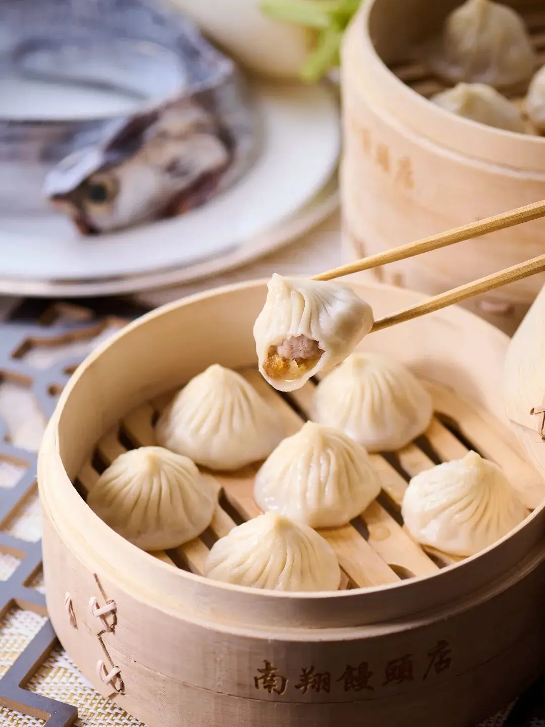 Crab Roe Soup Dumplings from Nanxiang Steamed Bun Shop