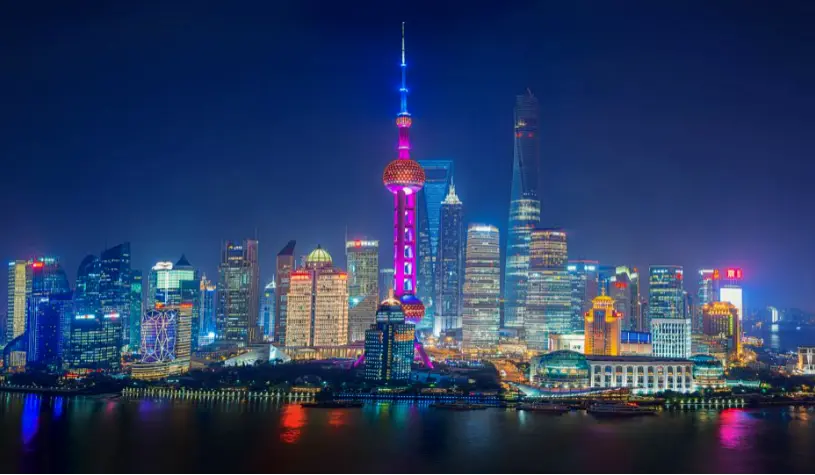 shanghai night tour:Night tour of Shanghai Oriental Pearl Radio & TV Tower