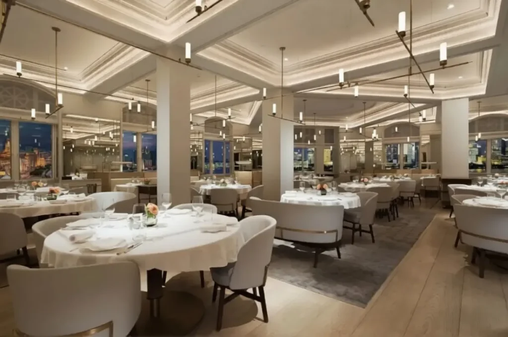Jean Georges French Restaurant on the 4th floor, No. 3 Bund, Shanghai